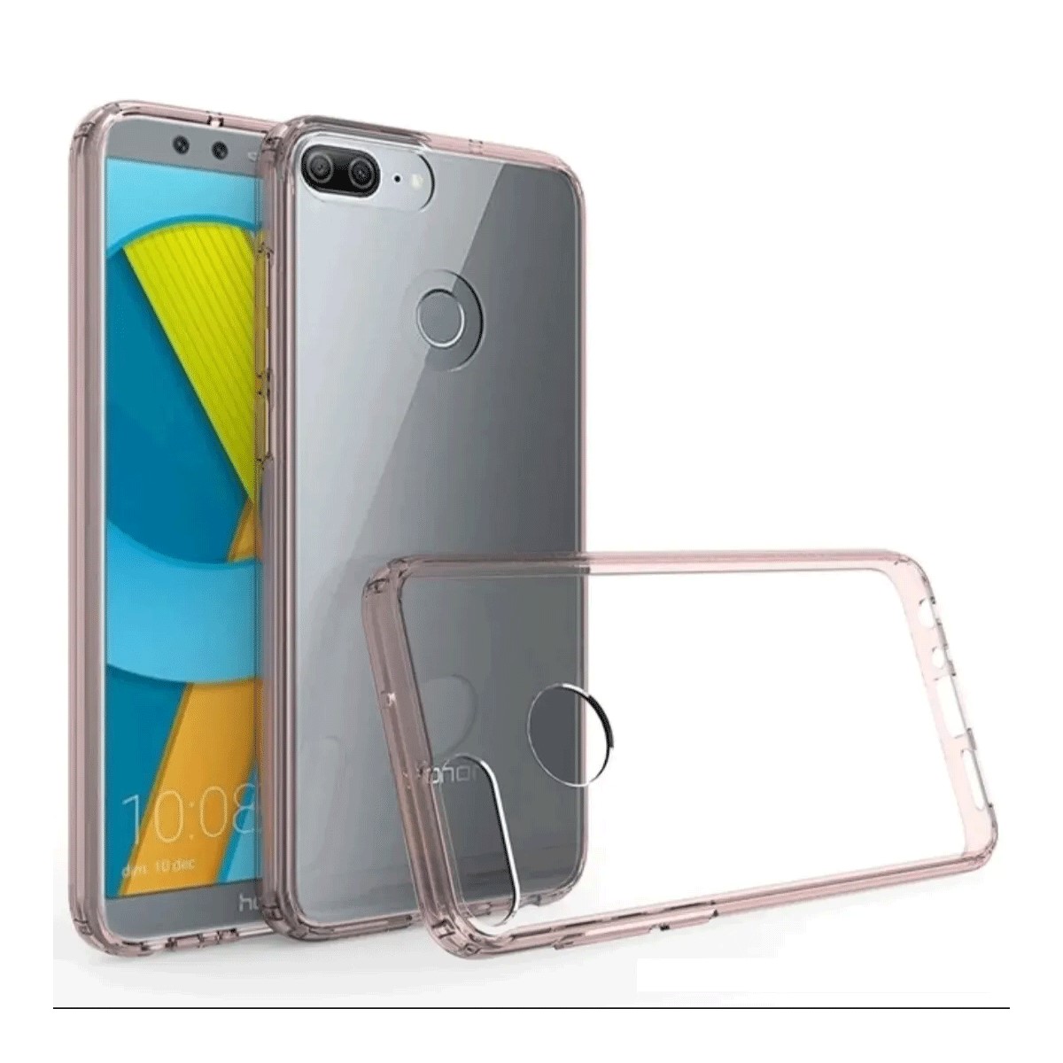 Protectores para celular  para Huawei  P Smart Funda de acr�lico y tpu Rosa
